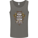 Funny Viking Wife Quote Wedding Anniversary Mens Vest Tank Top Charcoal