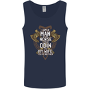 Funny Viking Wife Quote Wedding Anniversary Mens Vest Tank Top Navy Blue