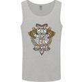 Funny Viking Wife Quote Wedding Anniversary Mens Vest Tank Top Sports Grey