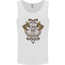 Funny Viking Wife Quote Wedding Anniversary Mens Vest Tank Top White