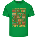 Funny Vinyl Records Turntable Music LP Mens Cotton T-Shirt Tee Top Irish Green