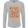 Funny Vinyl Records Turntable Music LP Mens Long Sleeve T-Shirt Sports Grey