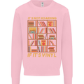 Funny Vinyl Records Turntable Music LP Mens Sweatshirt Jumper Light Pink