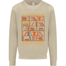 Funny Vinyl Records Turntable Music LP Mens Sweatshirt Jumper Sand