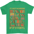 Funny Vinyl Records Turntable Music LP Mens T-Shirt 100% Cotton Irish Green