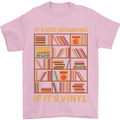 Funny Vinyl Records Turntable Music LP Mens T-Shirt 100% Cotton Light Pink