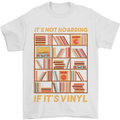 Funny Vinyl Records Turntable Music LP Mens T-Shirt 100% Cotton White