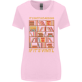 Funny Vinyl Records Turntable Music LP Womens Wider Cut T-Shirt Light Pink