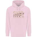 Funny Weekly Coffee to Alcohol Evolution Wine Childrens Kids Hoodie Light Pink