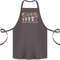 Funny Weekly Coffee to Alcohol Evolution Wine Cotton Apron 100% Organic Dark Grey