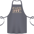 Funny Weekly Coffee to Alcohol Evolution Wine Cotton Apron 100% Organic Steel