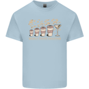 Funny Weekly Coffee to Alcohol Evolution Wine Kids T-Shirt Childrens Light Blue
