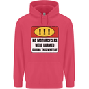 Funny Wheelie Motorbike Motocross MotoX Childrens Kids Hoodie Heliconia