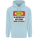 Funny Wheelie Motorbike Motocross MotoX Childrens Kids Hoodie Light Blue