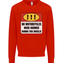 Funny Wheelie Motorbike Motocross MotoX Kids Sweatshirt Jumper Bright Red