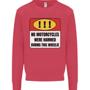 Funny Wheelie Motorbike Motocross MotoX Kids Sweatshirt Jumper Heliconia
