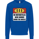 Funny Wheelie Motorbike Motocross MotoX Kids Sweatshirt Jumper Royal Blue