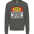 Funny Wheelie Motorbike Motocross MotoX Kids Sweatshirt Jumper Storm Grey