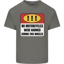 Funny Wheelie Motorbike Motocross MotoX Kids T-Shirt Childrens Charcoal