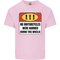 Funny Wheelie Motorbike Motocross MotoX Kids T-Shirt Childrens Light Pink