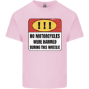 Funny Wheelie Motorbike Motocross MotoX Kids T-Shirt Childrens Light Pink