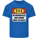 Funny Wheelie Motorbike Motocross MotoX Kids T-Shirt Childrens Royal Blue