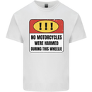 Funny Wheelie Motorbike Motocross MotoX Kids T-Shirt Childrens White