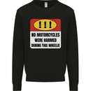 Funny Wheelie Motorbike Motocross MotoX Mens Sweatshirt Jumper Black