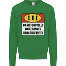 Funny Wheelie Motorbike Motocross MotoX Mens Sweatshirt Jumper Irish Green