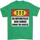 Funny Wheelie Motorbike Motocross MotoX Mens T-Shirt 100% Cotton Irish Green