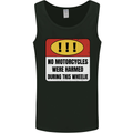Funny Wheelie Motorbike Motocross MotoX Mens Vest Tank Top Black