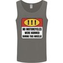 Funny Wheelie Motorbike Motocross MotoX Mens Vest Tank Top Charcoal