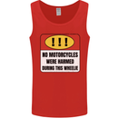 Funny Wheelie Motorbike Motocross MotoX Mens Vest Tank Top Red