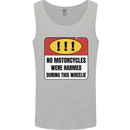 Funny Wheelie Motorbike Motocross MotoX Mens Vest Tank Top Sports Grey