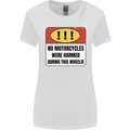 Funny Wheelie Motorbike Motocross MotoX Womens Wider Cut T-Shirt White