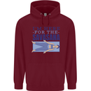 Funny Yoga Im Here For the Savasana Childrens Kids Hoodie Maroon