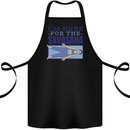 Funny Yoga Im Here For the Savasana Cotton Apron 100% Organic Black