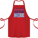 Funny Yoga Im Here For the Savasana Cotton Apron 100% Organic Red