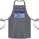 Funny Yoga Im Here For the Savasana Cotton Apron 100% Organic Steel