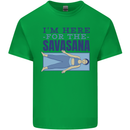 Funny Yoga Im Here For the Savasana Mens Cotton T-Shirt Tee Top Irish Green