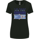 Funny Yoga Im Here For the Savasana Womens Wider Cut T-Shirt Black