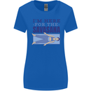 Funny Yoga Im Here For the Savasana Womens Wider Cut T-Shirt Royal Blue