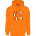 Funny, Hedgehog Eat Sleep Repeat Lover Childrens Kids Hoodie Orange