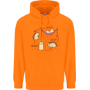 Funny, Hedgehog Eat Sleep Repeat Lover Childrens Kids Hoodie Orange