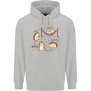 Funny, Hedgehog Eat Sleep Repeat Lover Childrens Kids Hoodie Sports Grey