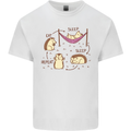 Funny, Hedgehog Eat Sleep Repeat Lover Mens Cotton T-Shirt Tee Top White