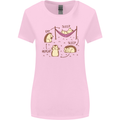Funny, Hedgehog Eat Sleep Repeat Lover Womens Wider Cut T-Shirt Light Pink