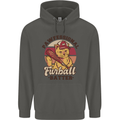Furball Batter Funny Cat Baseball Humour Childrens Kids Hoodie Storm Grey