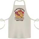 Furball Batter Funny Cat Baseball Humour Cotton Apron 100% Organic Natural