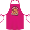 Furball Batter Funny Cat Baseball Humour Cotton Apron 100% Organic Pink